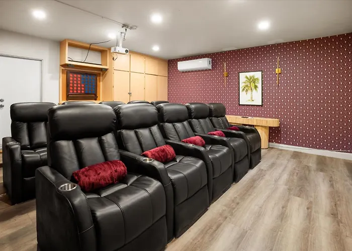 Pickleball Court Movie Theater Puttputt Hottub