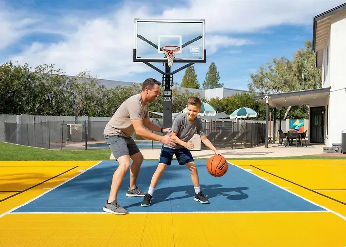 Pickleball Court Movie Theater Puttputt Hottub